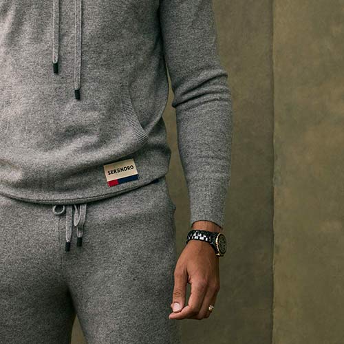 Cashmere Hoody & Pants - Elephant