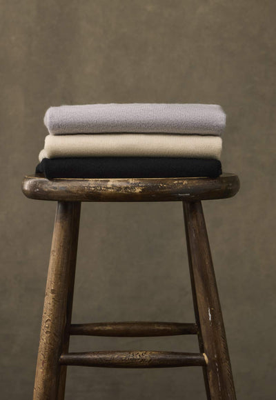 Cashmere Blend Hoodys. Gray, Cream and Black.