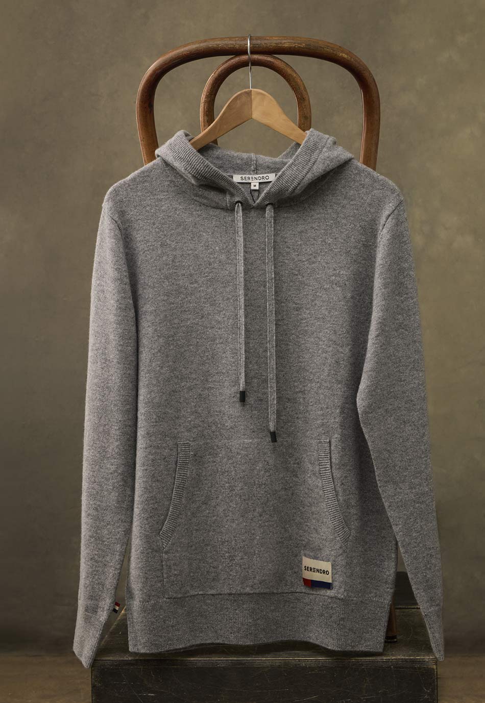 Cashmere Hoody - Elephant